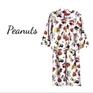 NWT Komar Kids Peanuts 2 Piece Pajama Set